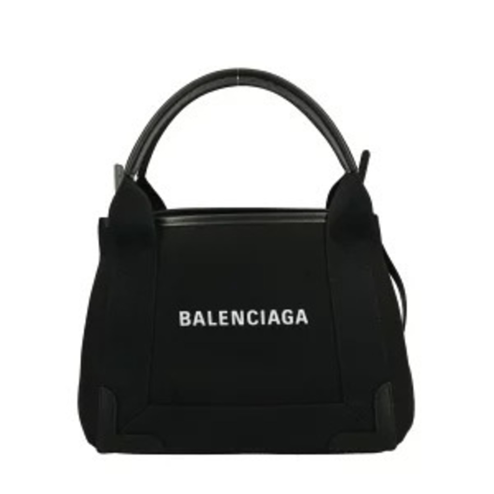 BALENCIAGA Tote Bag Navy Blue CABAS BLACK